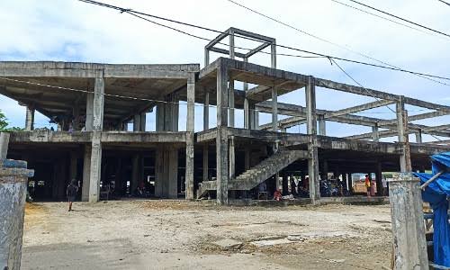 Pasar Cik Puan Pekanbaru mangkrak 13 tahun (foto/int)